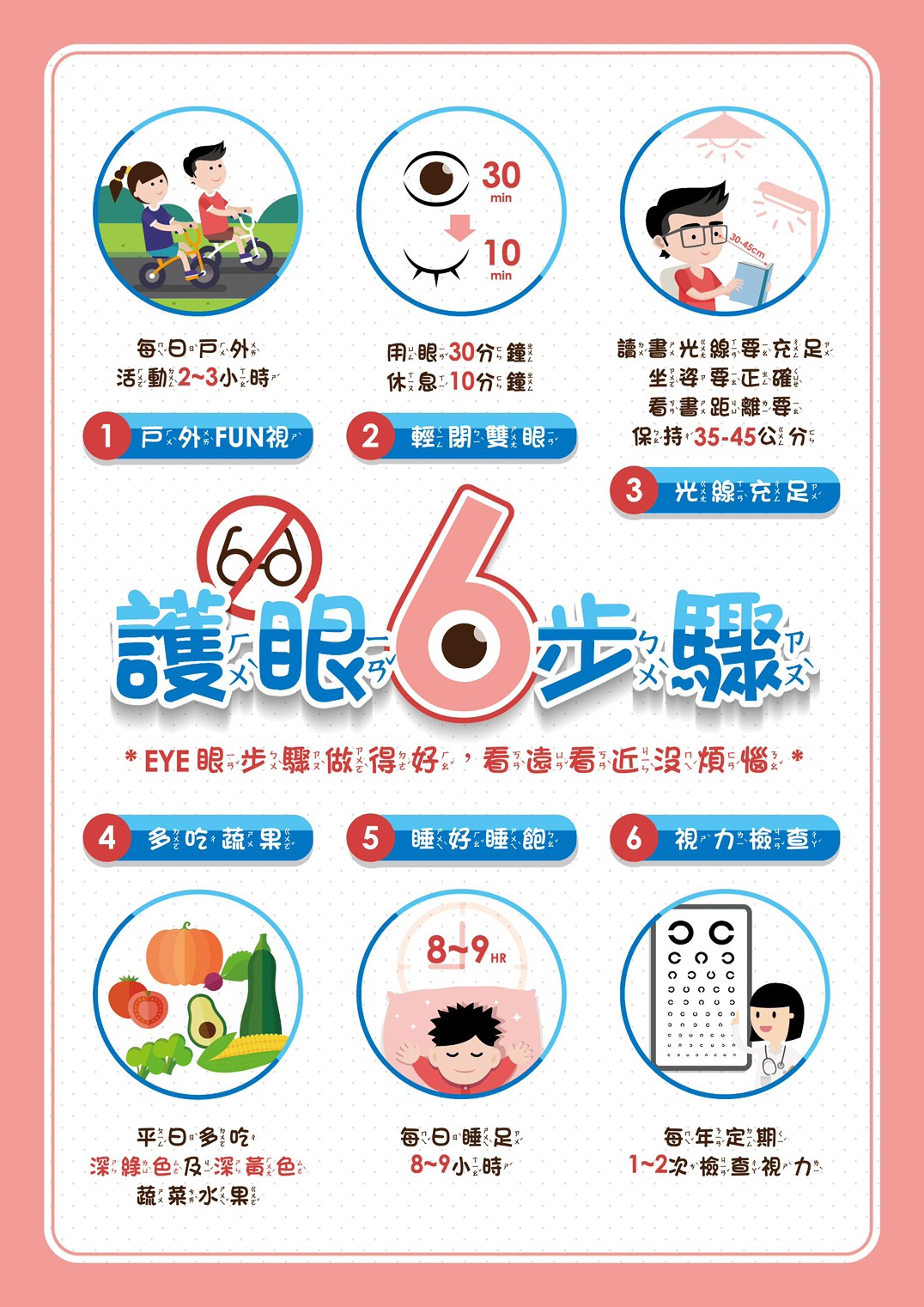 【視力.護眼衛教】  寶寶護眼有一套